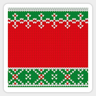 Ugly Christmas Sweater Sticker